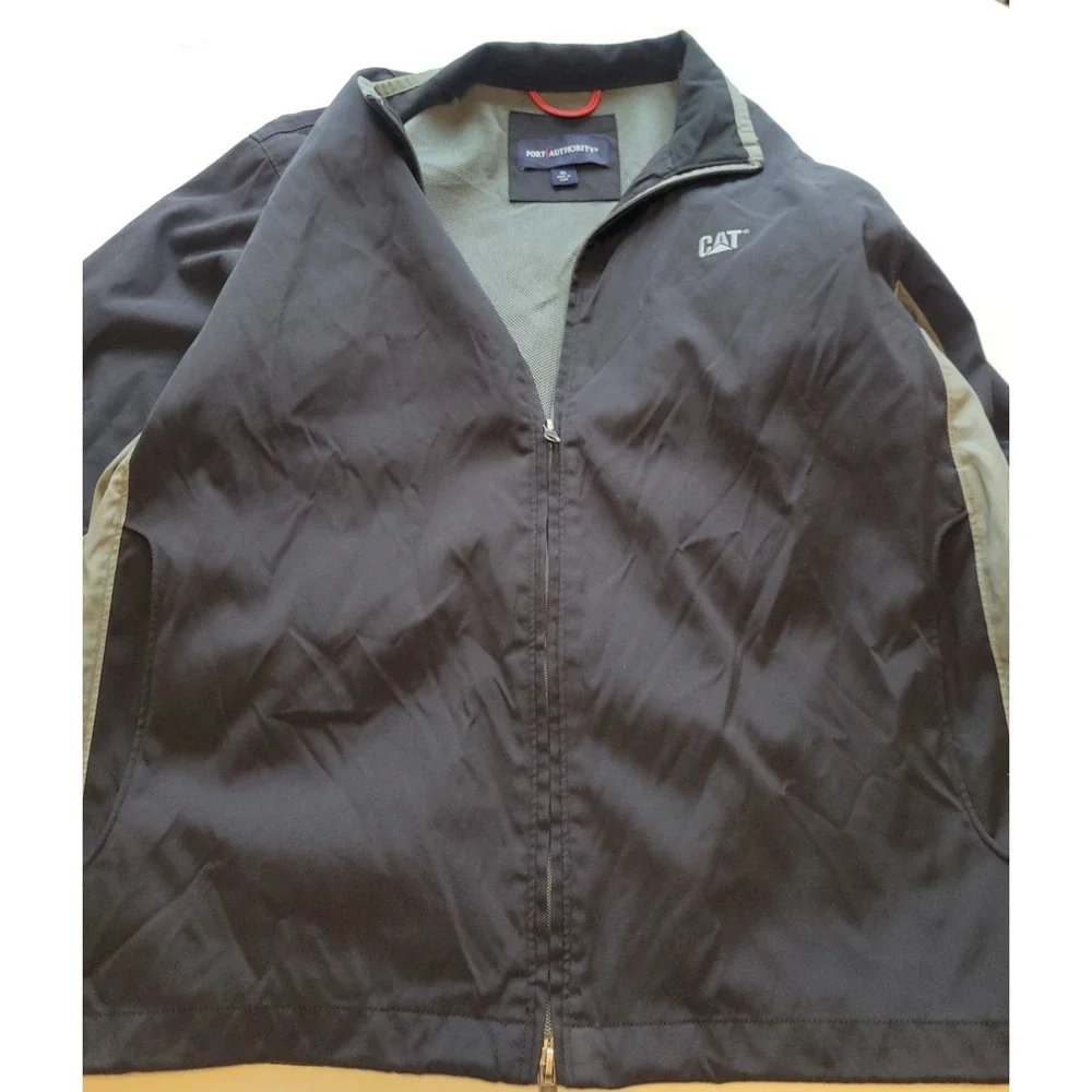 Caterpillar Port Authority CAT  Black Jacket  ‎ XL